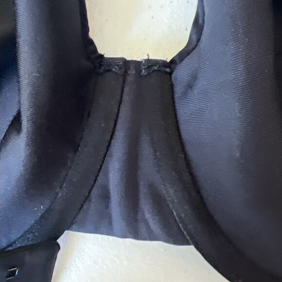 Vanity Fair 32 F Beauty back minimizer black bra size 32DDD Black 76080 - Picture 7 of 9